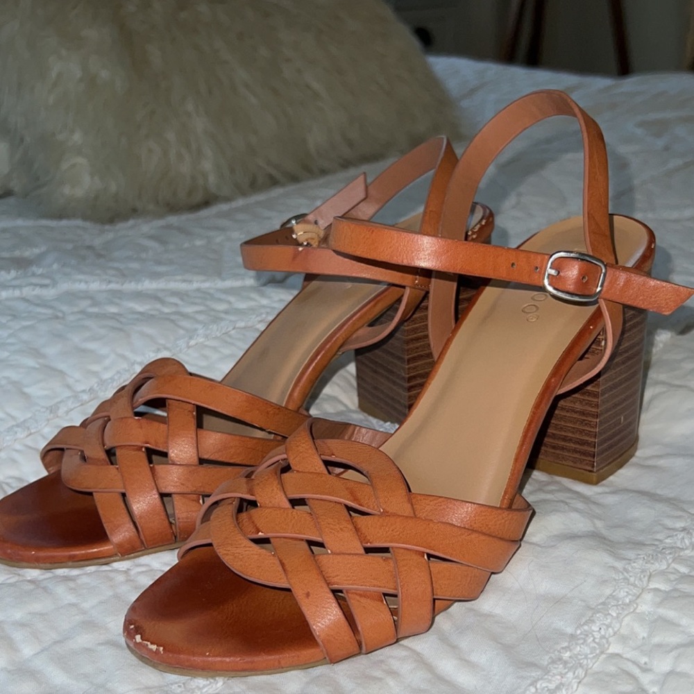 High Heel Brown Leather